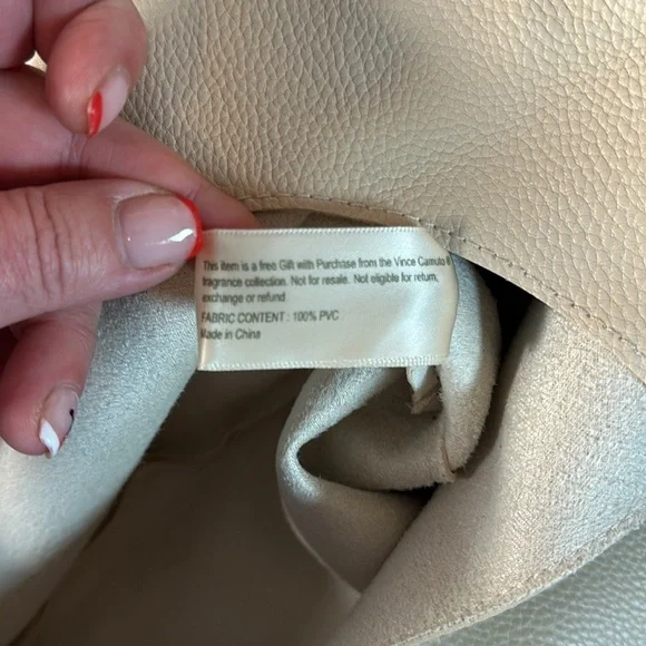 Vince Camuto Cream Textured Bag - Picture 8 of 8